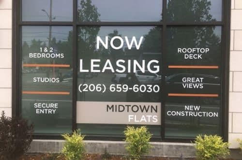 Tacoma Sign Company Vinyl Signs